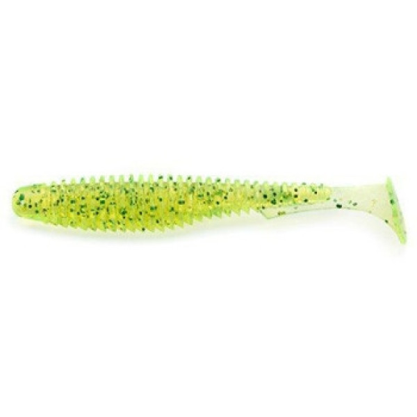 Силикон FishUp U-Shad 3" 9pc #026 Flo Chartreuse/Green