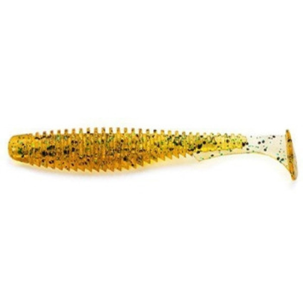 Силикон FishUp U-Shad 3" 9pc #036 Caramel/Green & Black