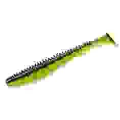 Силікон FishUp U-Shad 4" 8pc #203 Green Pumpkin/Flo Chartreuse