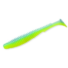 Силікон FishUp U-Shad 4" 8pc #206 Sky/Chartreuse