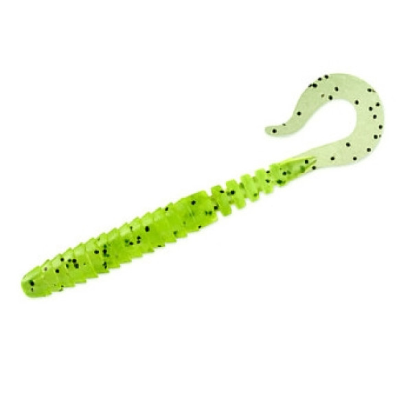 Силикон FishUp Vipo 2" 10pc #055 Chartreuse/Black