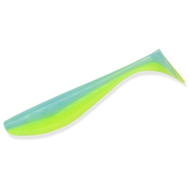 Силікон FishUp Wizzle Shad 3" 8pc #206 Sky/Chartreuse