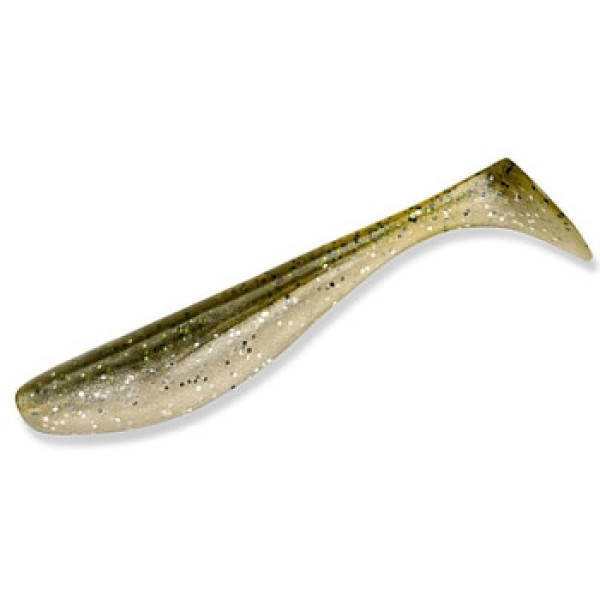 Силікон FishUp Wizzle Shad 3" 8pc #202 Green Pumpkin/Pearl