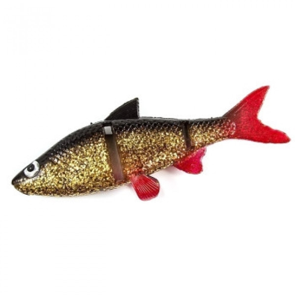 Силикон Fladen Living Roach 17cm 60gr Black/Gold/Red