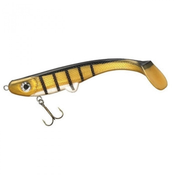 Силікон Fladen Maxximus Predator Softy Conrad 105gr 24cm Black/Striped Yellow/White