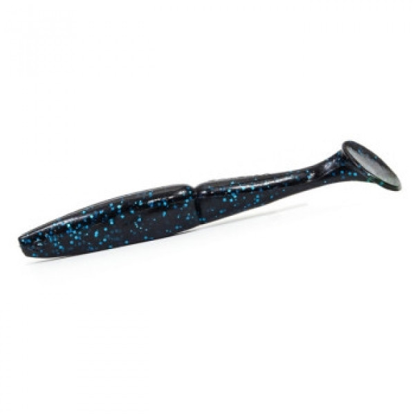 Силикон Gambler 5.25" Big EZ #Black Blue Glitter 5pc