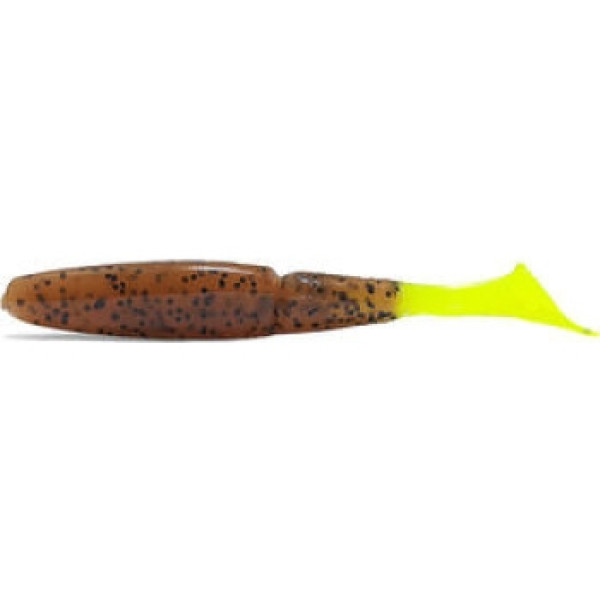 Силікон Gambler 3.75" Little EZ #Pumpkin Chartreuse 9pc