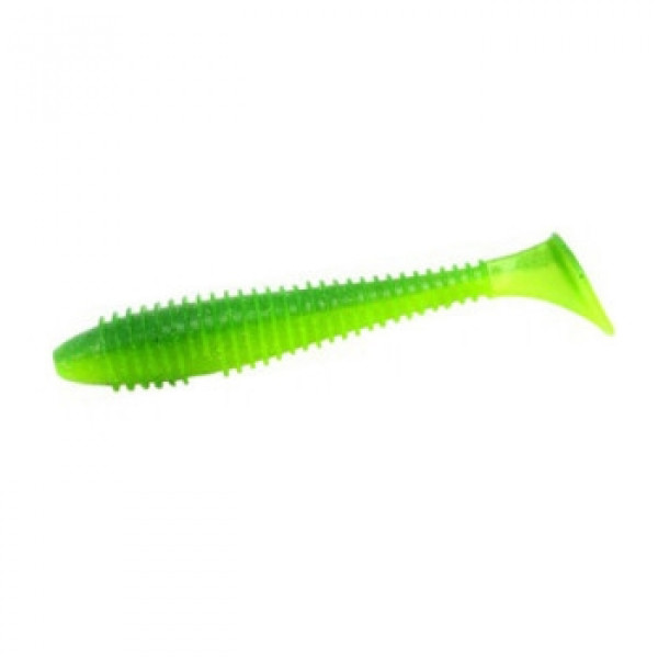 Силікон Keitech Swing Impact FAT 3.8" (6 шт/уп) к:424 lime chartreuse