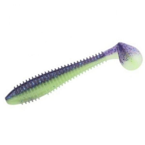 Силікон Keitech Swing Impact FAT 3.8" (6 шт/уп) к:pal#06 violet lime berry