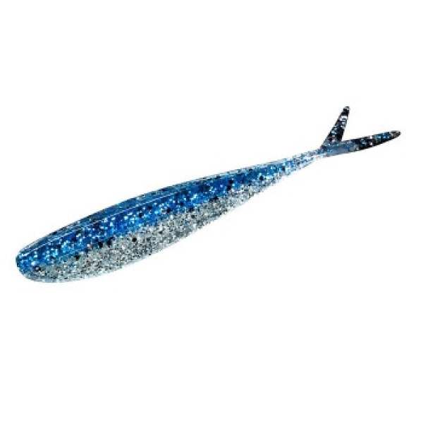 Силикон Lunker City Fat Fin-S Fish 3.5" #025 Blue Ice 10шт.