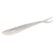 Silicone Lunker City Fin-S Fish 7" #132 Ice Shad 4pcs.
