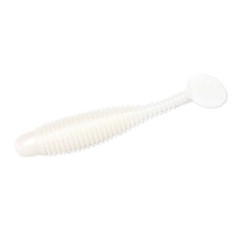 Silicone Lunker City Grubster 10/BG 2" #068 White Satin