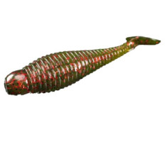 Silicone Lunker City Grubster 10 / BG 2.75 "# 144 Watermelon Red Flake