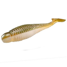 Silicone Lunker City Grubster 10 / BG 2.75 "# 6 ARKANSAS SHINER