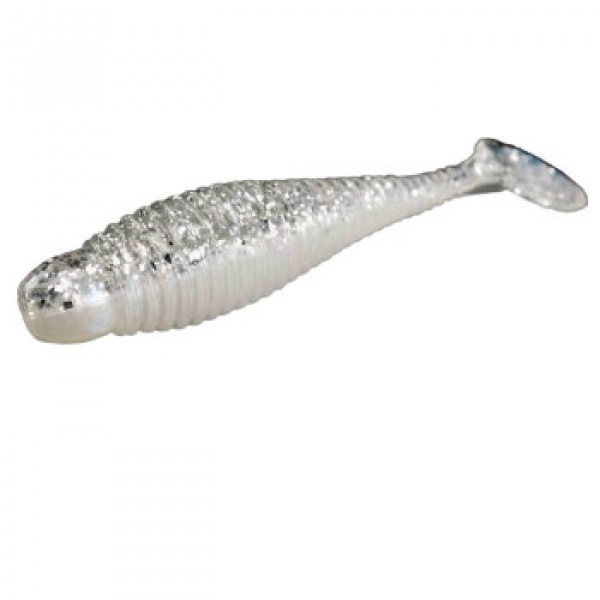 Силикон Lunker City Grubster 6/BG 4.25" #132 Ice Shad