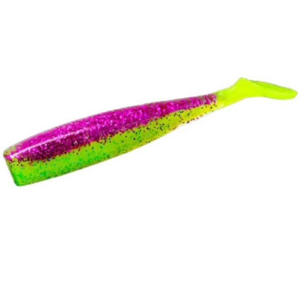Силикон Lunker City Shaker 8/BG 3.25" #280 Pimp Daddy Chartreuse Tail