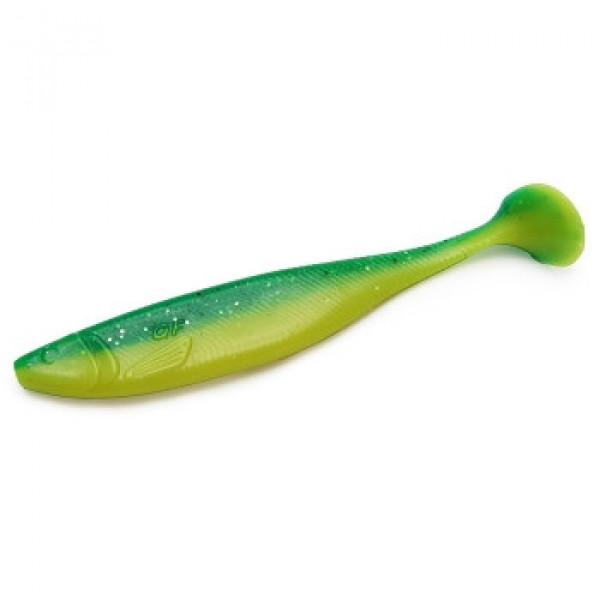 Силикон Queen Fishing Zander Slim 7" #06 зеленый лимон