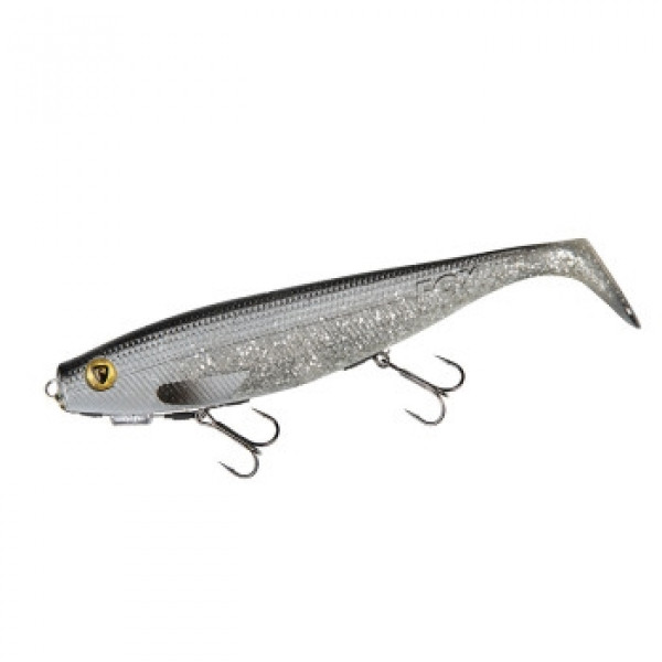 Силікон з монтажем Fox Pro Shad Loaded 18cm 46gr UV Bleak