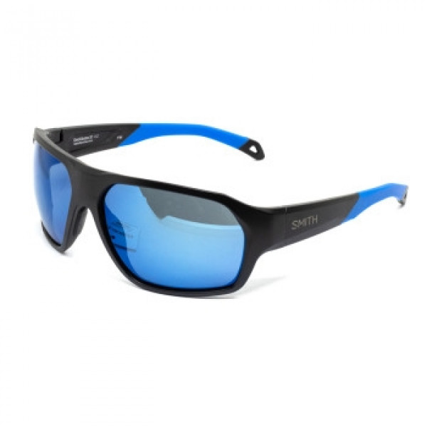 Окуляри сонцезахисні Smith Optics Deckboss Matte Black/Blue Polar Blue Mirror