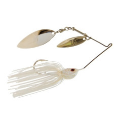 Spinnerbait ZMAN Slingbladez Double Willow 10.5g #Pearl Ghost