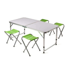 Стіл розкладний XN-12064 + 4 стільці