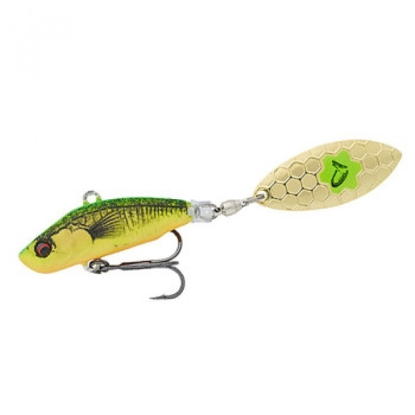 Тейл-спиннер Savage Gear 3D Sticklebait Tailspin 65mm 9.0g Firetiger