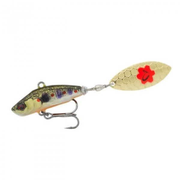 Тейл-спиннер Savage Gear 3D Sticklebait Tailspin 73mm 13.0g Brown Trout Smolt