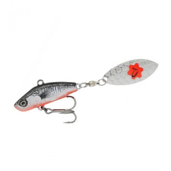 Тейл-спінер Savage Gear 3D Sticklebait Tailspin 80mm 18.0g Black Red