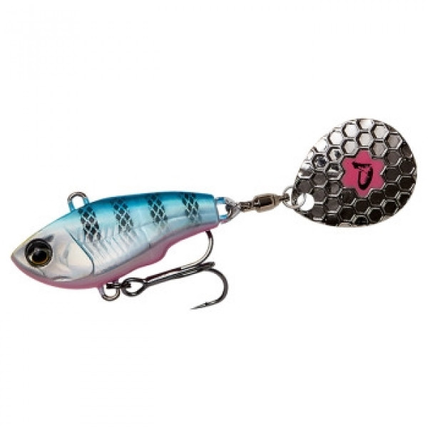 Тейл-спінер Savage Gear Fat Tail Spin 80mm 24.0g Blue Silver Pink