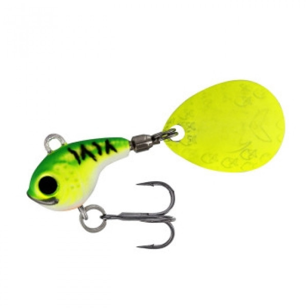 Тейл-спинер Westin DropBite Tungsten Spin Tail Jig 1.6cm 7g #Chartreuse Ice