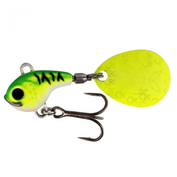 Тейл-спиннер Westin DropBite Tungsten Spin Tail Jig 1.8cm 9g #Chartreuse Ice