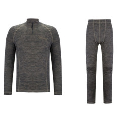 Термобелье Viverra Bodyguard ZIP Sand Coal S Термобелье Viverra Bodyguard ZIP Sand Coal S