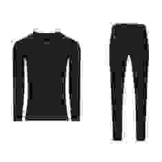 Women's thermal underwear Viverra Soft Warm Black M