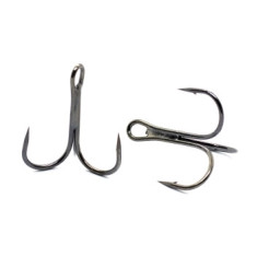 Трійник Fladen Maxximus Black Nickel Treble Hooks 3/0 2pc