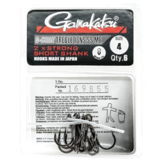Gamakatsu Treble Hook 18NS SS ME Black # 4 6pcs