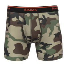 Трусы Simms Boxer Brief CX Woodland Camo L