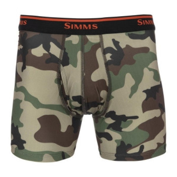 Трусы Simms Boxer Brief CX Woodland Camo XL