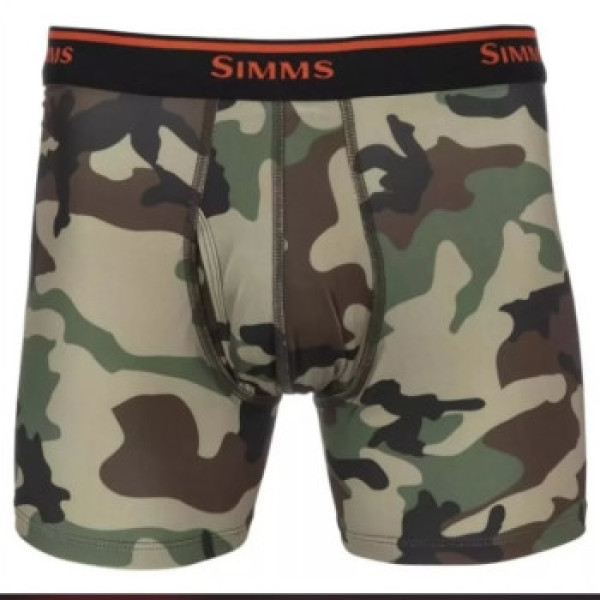 Трусы Simms Boxer Brief CX Woodland Camo S