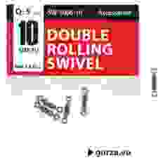 Вертлюг Gurza подвійний Double Rolling Swivel BN #10 5pc