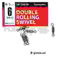 Вертлюг Gurza двойной Double Rolling Swivel BN #6 5pc