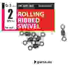 Вертлюг Gurza Rolling Ribbed Swivel BN #2 5pc