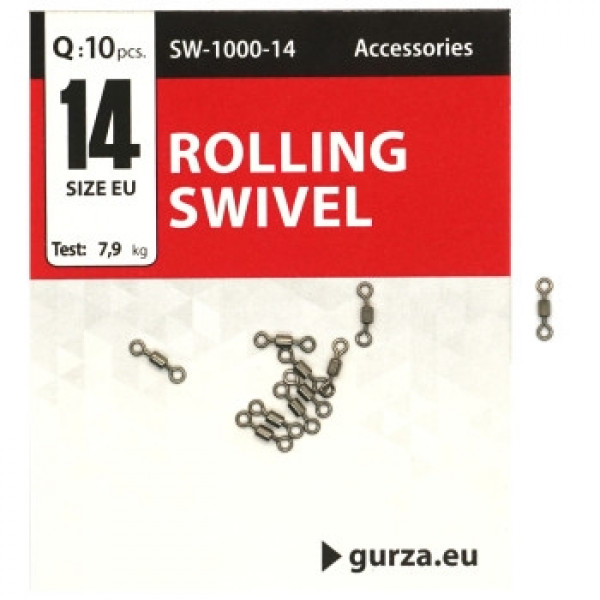 Вертлюг Gurza Rolling Swivel BN #14 10pc