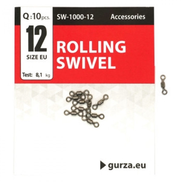 Вертлюг Gurza Rolling Swivel BN #12 10pc