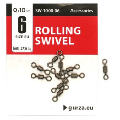 Вертлюг Gurza Rolling Swivel BN #6 10pc Вертлюг Gurza Rolling Swivel BN #6 10pc