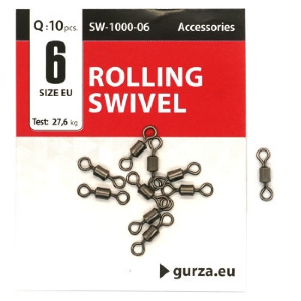 Вертлюг Gurza Rolling Swivel BN #6 10pc