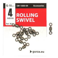Вертлюг Gurza Rolling Swivel BN #4 10pc Вертлюг Gurza Rolling Swivel BN #4 10pc