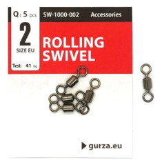 Вертлюг Gurza Rolling Swivel BN #2 5pc Вертлюг Gurza Rolling Swivel BN #2 5pc