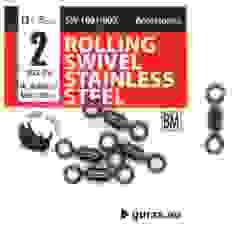 Вертлюг Gurza Rolling Swivel Stainless Steel BN #2 test 150kg 5pc