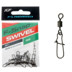 Вертлюг із застібкою американка Swivel-F Snap #08