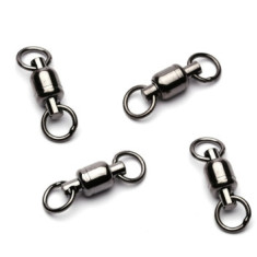 Вертлюжок Black Cat 22mm X-Strong Ball Bearing Swivel 4 black nickel 4pcs Вертлюжок Black Cat 22mm X-Strong Ball Bearing Swivel 4 black nickel 4pcs